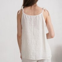 Ensemble de mariée en lin NILE et MAHI, caraco et pantalon large
