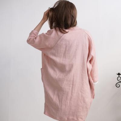Veste longue ample en lin SELENGA