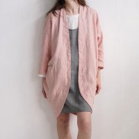 Veste longue ample en lin SELENGA