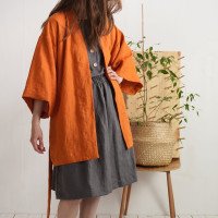 Veste kimono en lin KOSI
