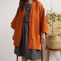 Veste kimono en lin KOSI