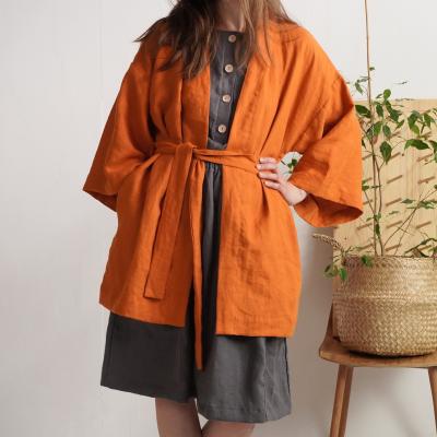 Veste kimono en lin KOSI