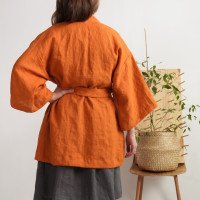 Veste kimono en lin KOSI