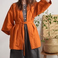 Veste kimono en lin KOSI