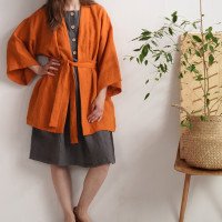 Veste kimono en lin KOSI