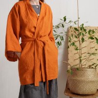 Veste kimono en lin KOSI
