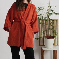 Veste kimono en lin KOSI