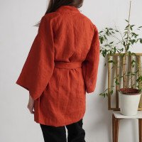 Veste kimono en lin KOSI