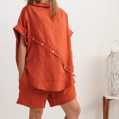 Ensemble de grossesse en lin KHATANGA et NELSON, blouse et short