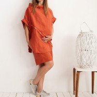 Ensemble de grossesse en lin KHATANGA et NELSON, blouse et short