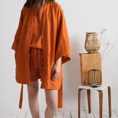 Ensemble d’intérieur en lin KOSI, KASAI et RHINE, trois pièces