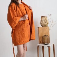 Ensemble d’intérieur en lin KOSI, KASAI et RHINE, trois pièces