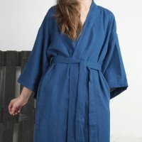 Peignoir long en lin GILA