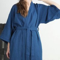 Peignoir long en lin GILA