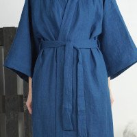 Peignoir long en lin GILA