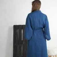 Peignoir long en lin GILA