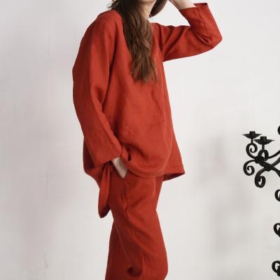 Ensemble en lin INDIGIRKA et VOLGA, tunique et pantalon