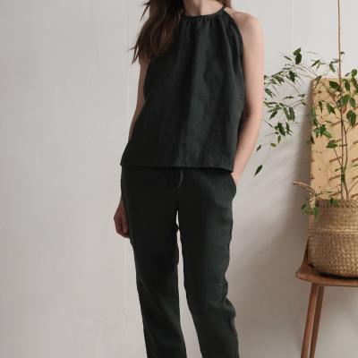 Ensemble en lin LUNI et VOLGA, haut et pantalon