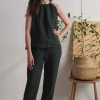 Ensemble en lin LUNI et VOLGA, haut et pantalon