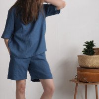 Ensemble en lin TARIM et NELSON, blouse et short