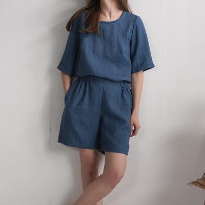 Ensemble en lin TARIM et NELSON, blouse et short