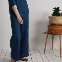 Ensemble en lin HAIHE et MAHI, blouse et pantalon large