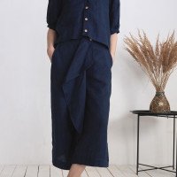 Ensemble en lin JURUA et BARCOO, veste et pantalon corsaire