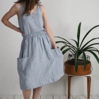 Ensemble en lin NILE et SALWEN, caraco et jupe
