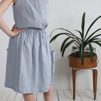 Ensemble en lin NILE et SALWEN, caraco et jupe