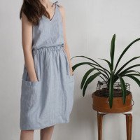 Ensemble en lin NILE et SALWEN, caraco et jupe