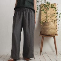 Ensemble en lin VOLTA et COOPER, veste et pantalon large