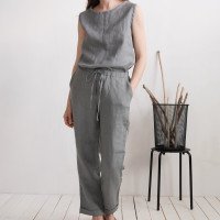 Ensemble en lin MURRAY et VOLGA, débardeur et pantalon