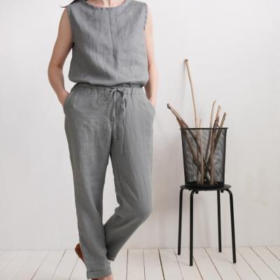 Ensemble en lin MURRAY et VOLGA, débardeur et pantalon