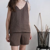 Ensemble d’été en lin NILE et DON, caraco et short