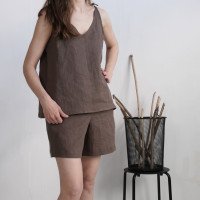 Ensemble d’été en lin NILE et DON, caraco et short
