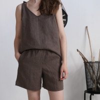 Ensemble d’été en lin NILE et DON, caraco et short