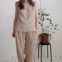 Ensemble en lin MURRAY et VILYUY, débardeur et pantalon