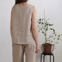 Ensemble en lin MURRAY et VILYUY, débardeur et pantalon