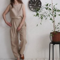 Ensemble en lin MURRAY et VILYUY, débardeur et pantalon