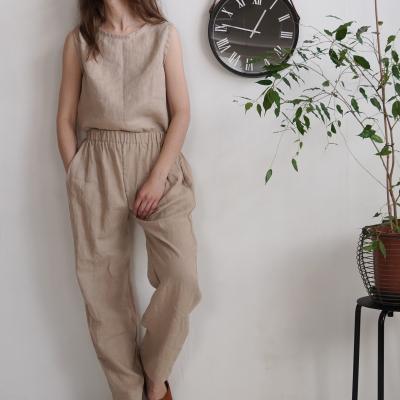 Ensemble en lin MURRAY et VILYUY, débardeur et pantalon