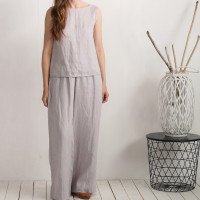 Ensemble en lin KANG et COOPER, haut et pantalon large