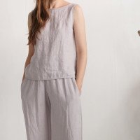 Ensemble en lin KANG et COOPER, haut et pantalon large