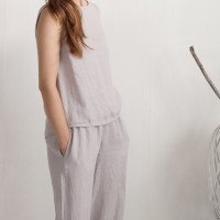 Ensemble en lin KANG et COOPER, haut et pantalon large