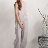 Ensemble en lin KANG et COOPER, haut et pantalon large