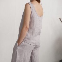 Ensemble en lin KANG et COOPER, haut et pantalon large