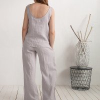 Ensemble en lin KANG et COOPER, haut et pantalon large