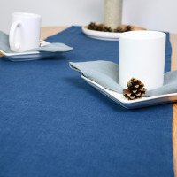 Chemin de table en lin naturel