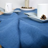 Chemin de table en lin naturel
