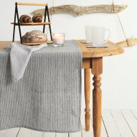 Chemin de table moderne en lin