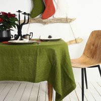 Nappe en lin pour la salle à manger